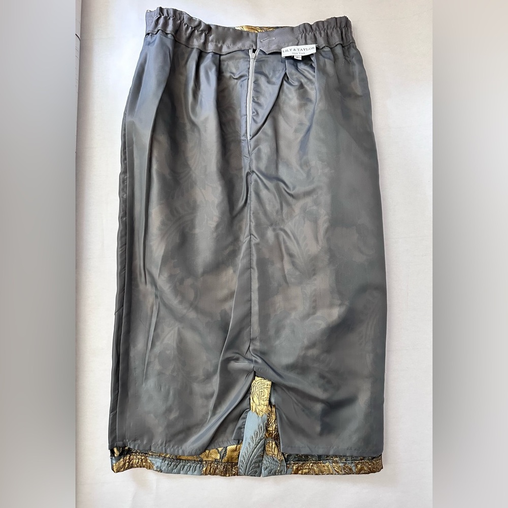 Lily & Taylor New York Couture LUXURY DESIGNER 2pc Women’s Suit Size 6 - Picture 9 of 17